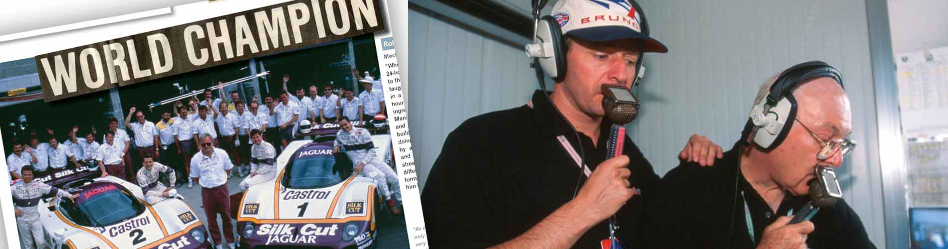 Commentating with Murray Walker