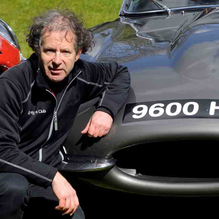 Philip Porter with his E-types