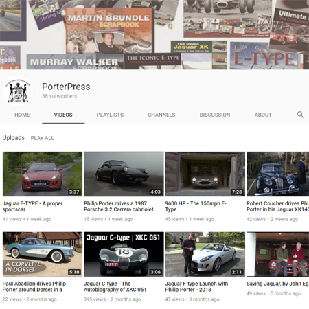 Videos to interest the motor enthusiast