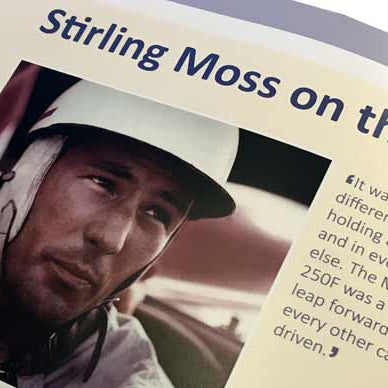 Stirling Moss talks about the Maserati 250F