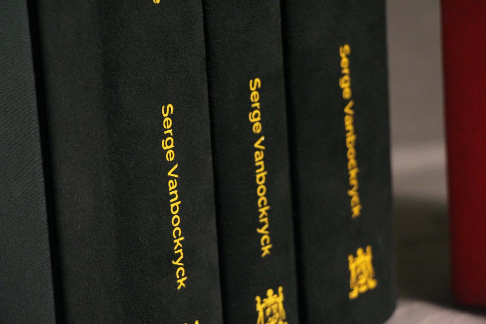 962 Owner's Edition book binding detail