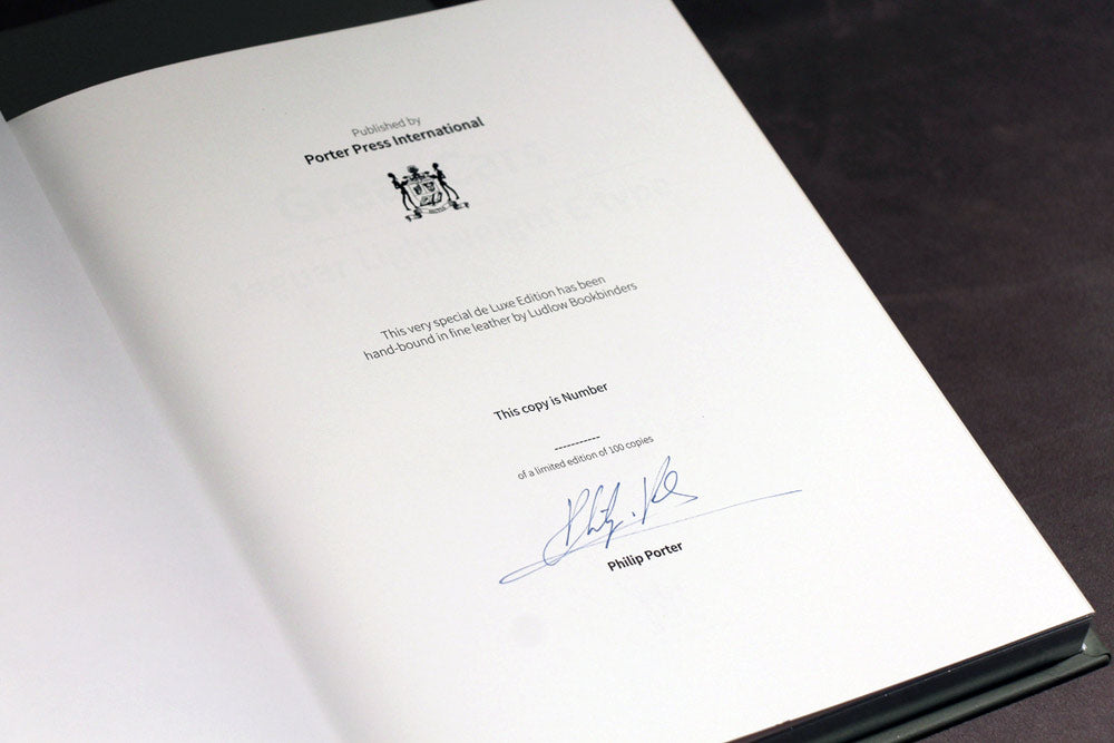 4 WPD E-type book signed by Philip Porter