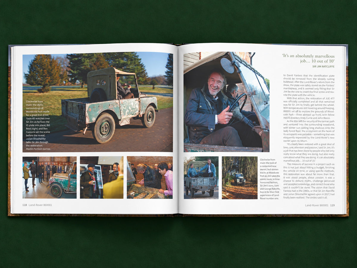 JUE 477 - The world’s first production Land-Rover (history and restoration)