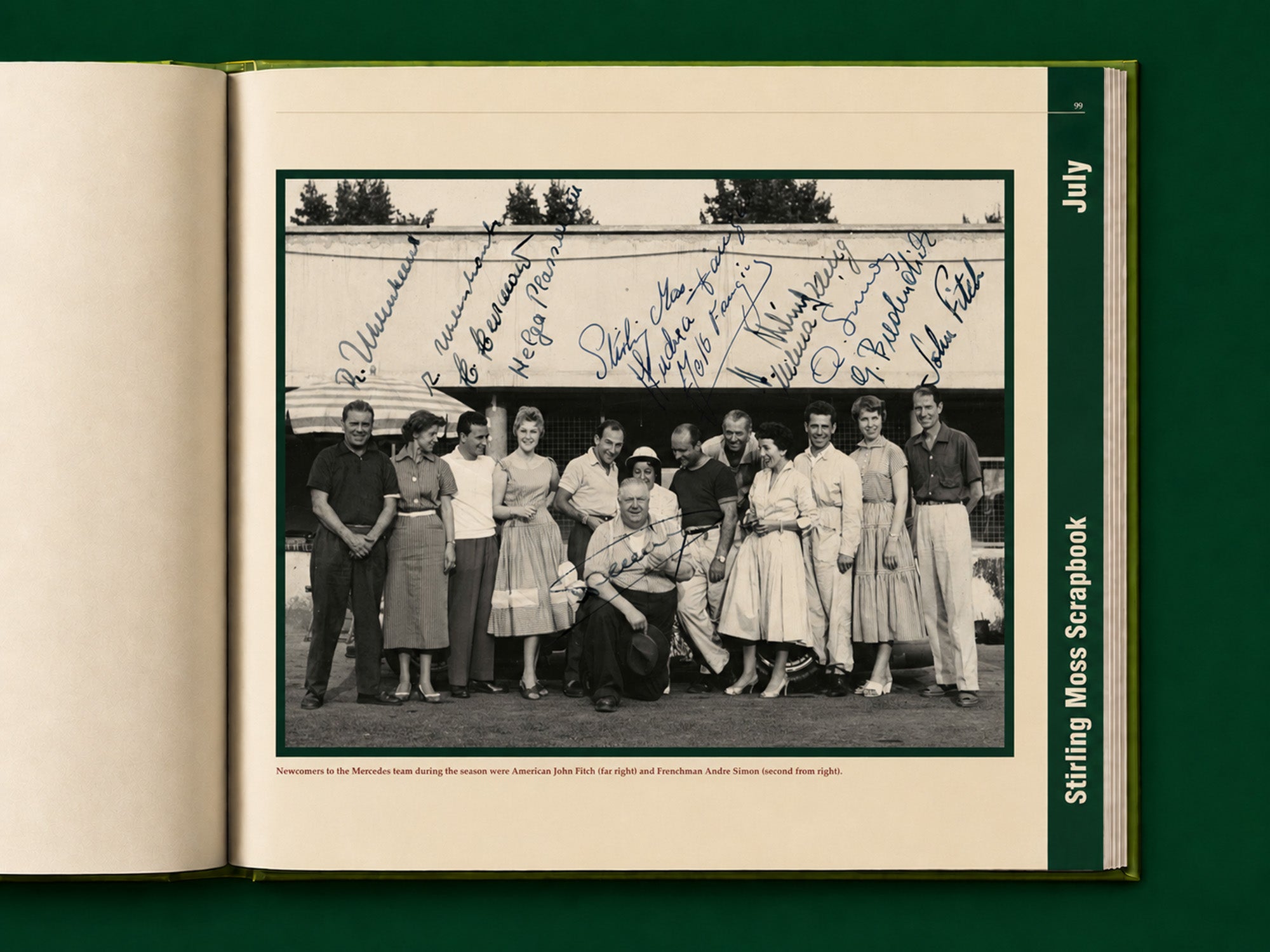 Stirling Moss Scrapbook 1955