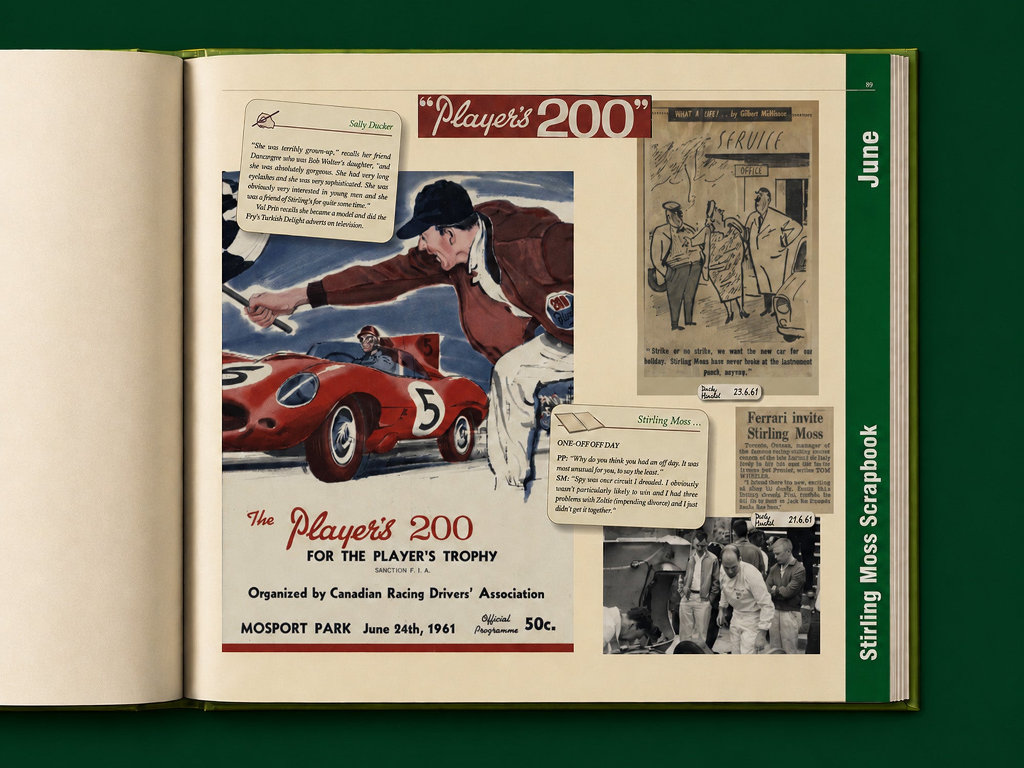 Stirling Moss Scrapbook 1961