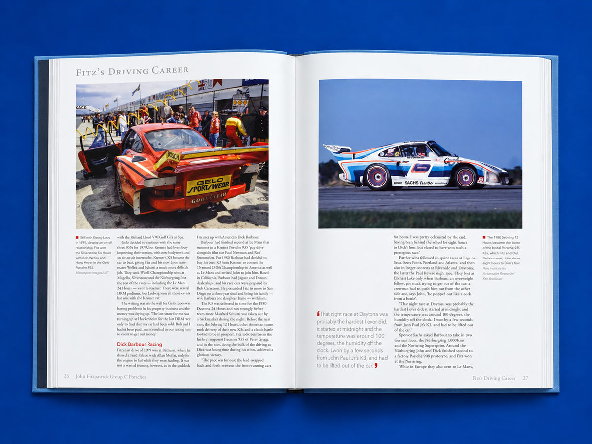 John Fitzpatrick Group C Porsches - The Definitive History