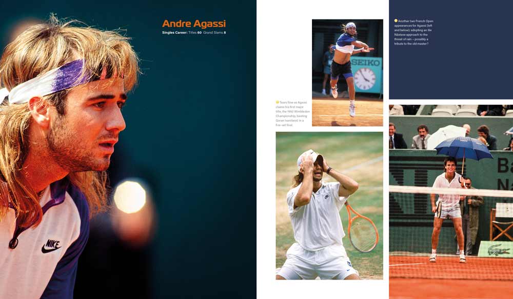 Tennis player Andre Agassi