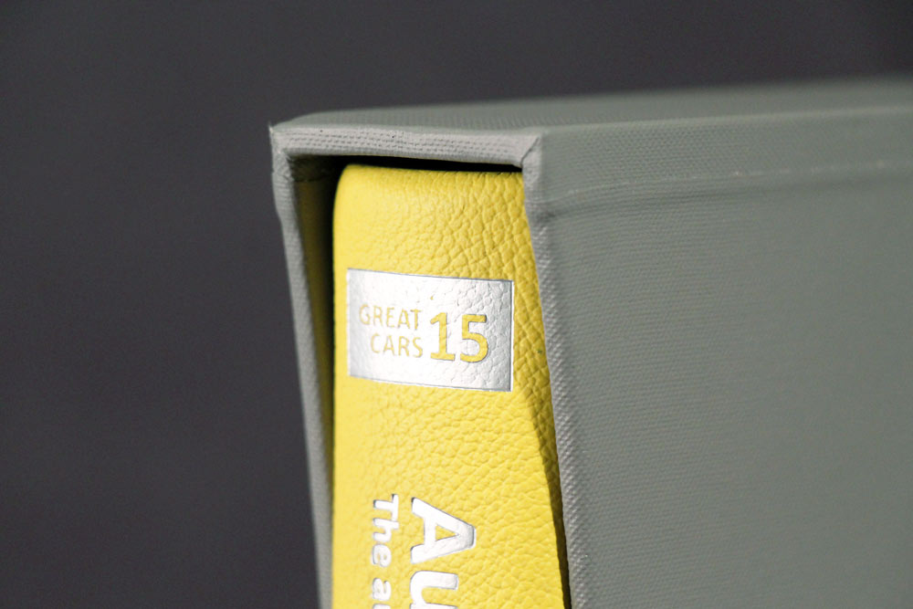 Audi R8 Limited Edition book binding detail