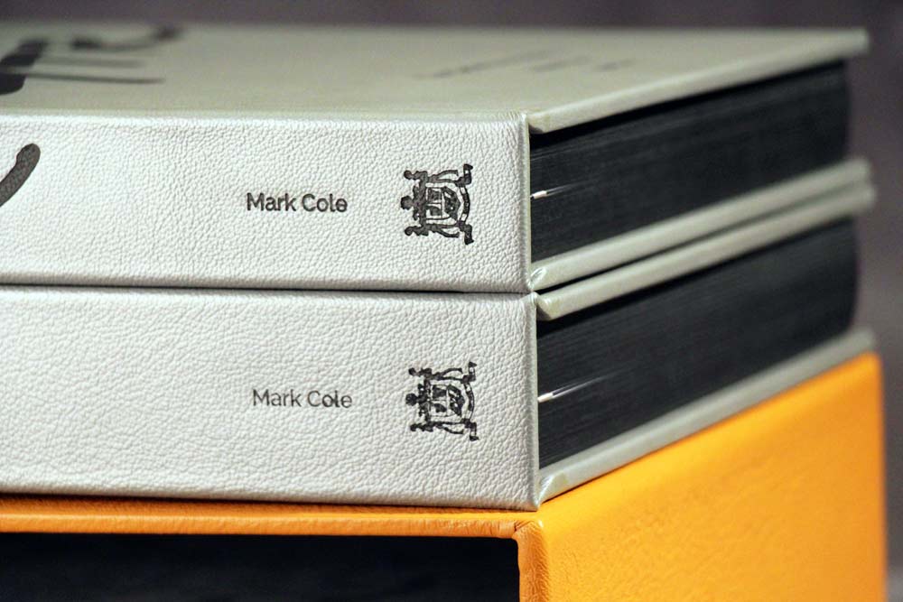 Binding detail on Collector's McLaren F1 GTR book