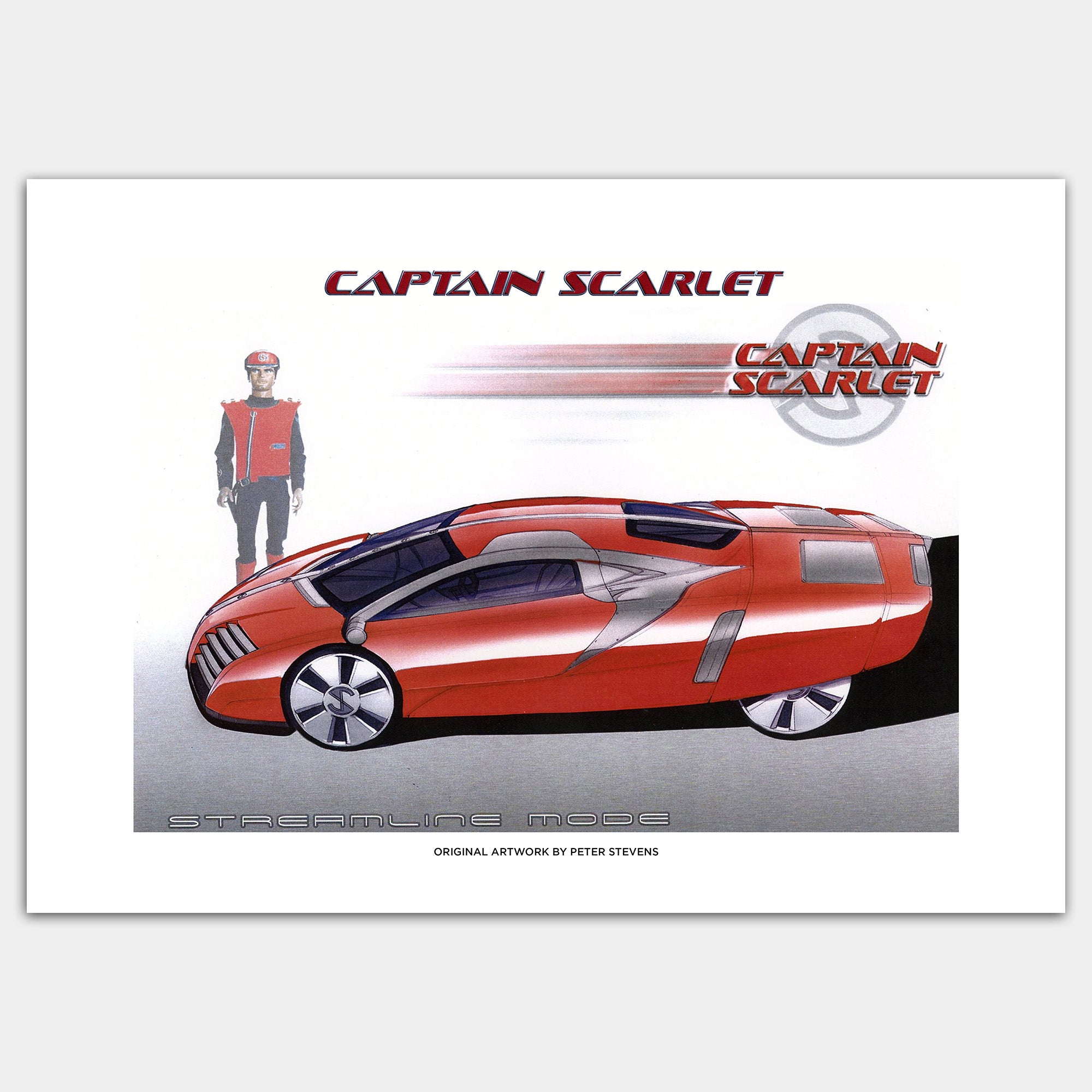 Captain Scarlet on Stand-By for Action Print
