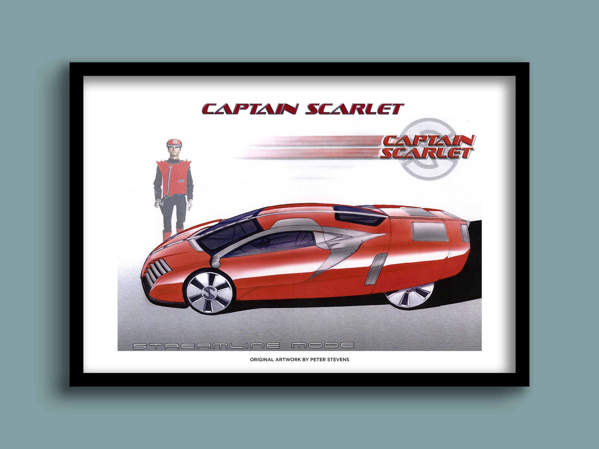 Captain Scarlet on Stand-By for Action Print