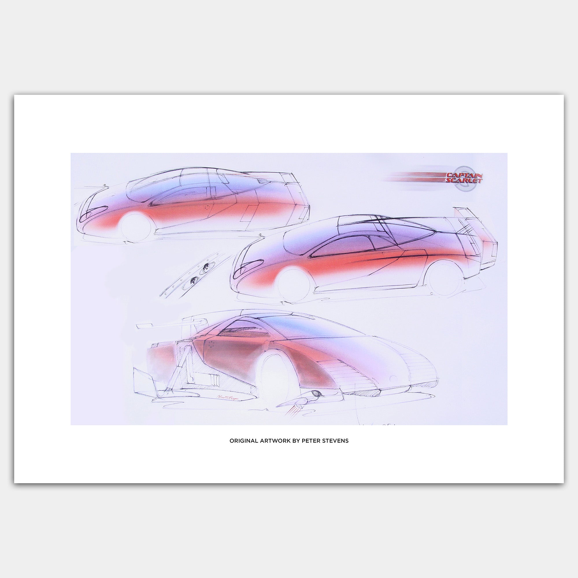 Captain Scarlet Concept Artwork Print