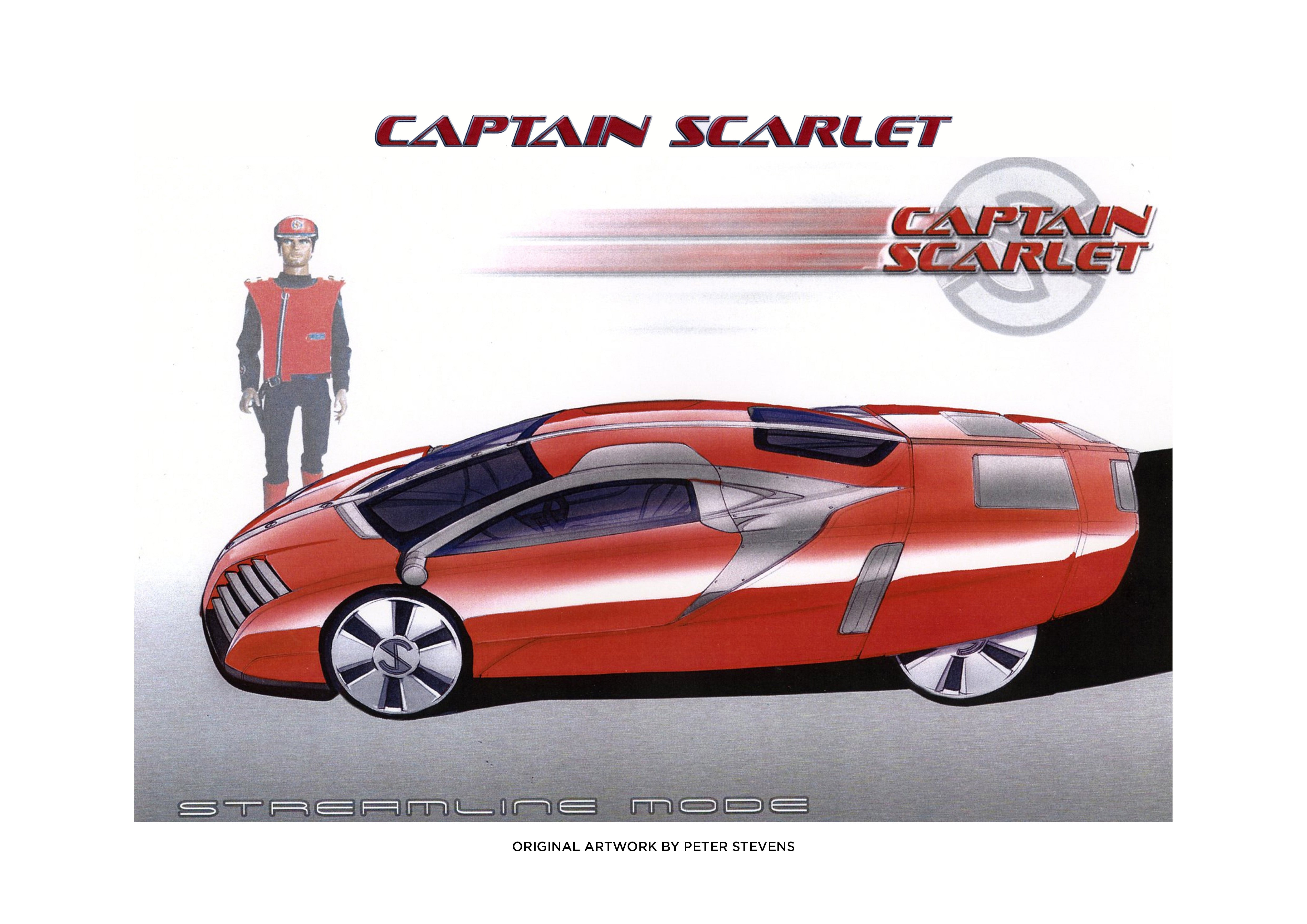 Captain Scarlet on Stand-By for Action Print