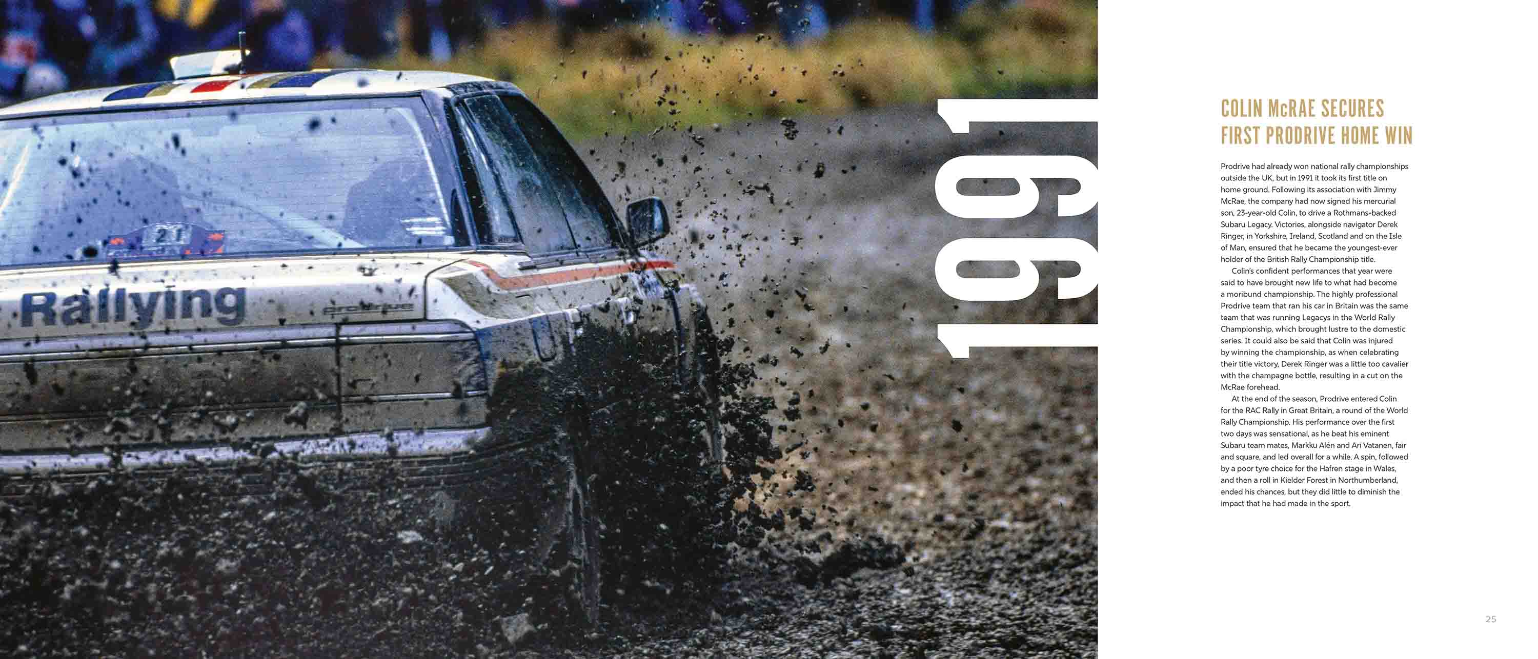 Colin McRae Prodrive win in 1991