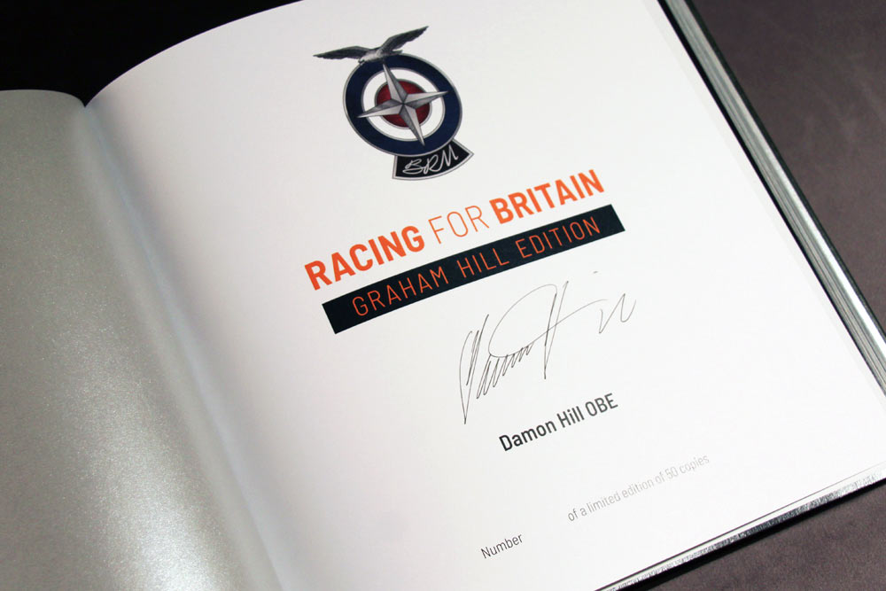 Damon Hill signature page