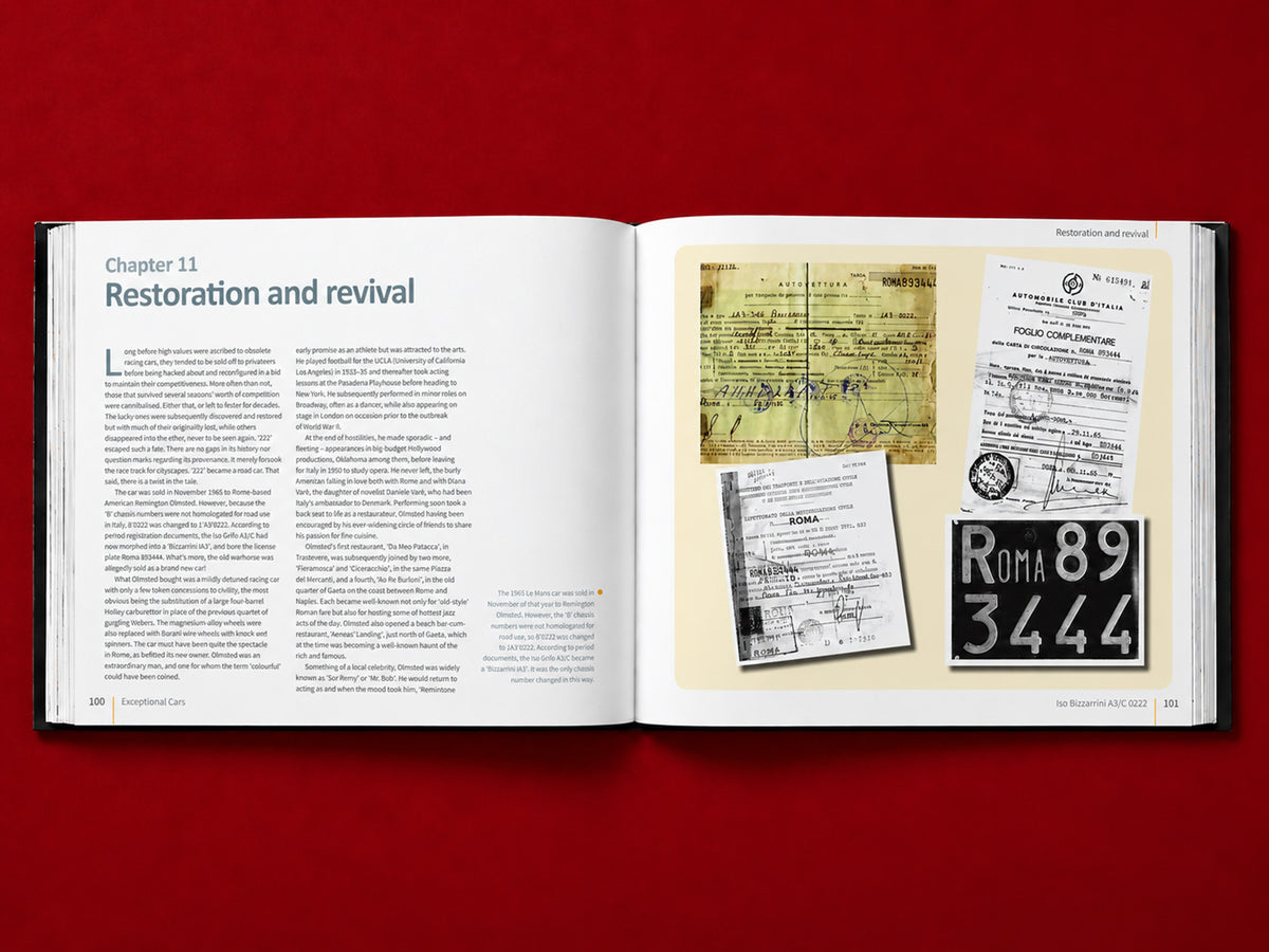 Iso Bizzarrini - The remarkable history of A3/C 0222