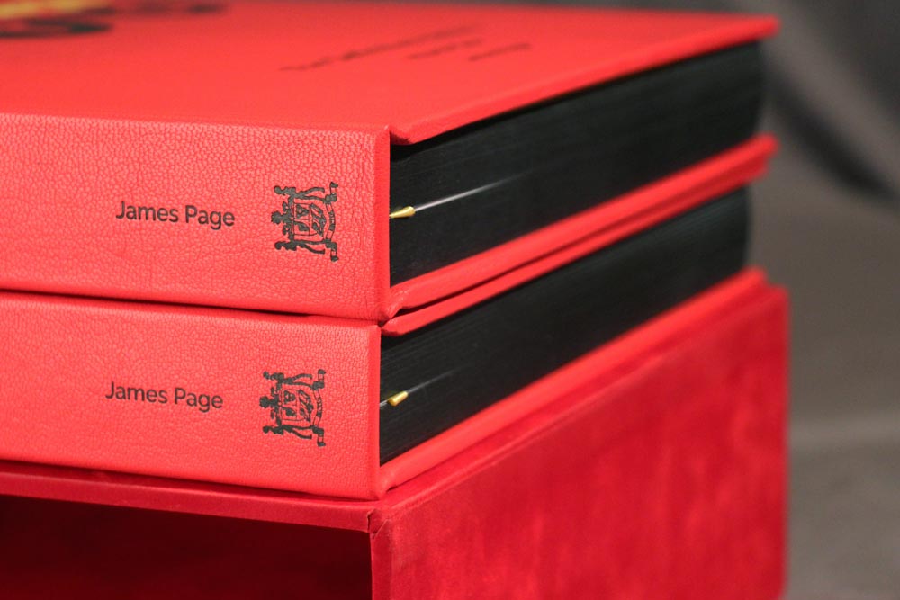 Ferrari 250 GTO Collector book binding detail