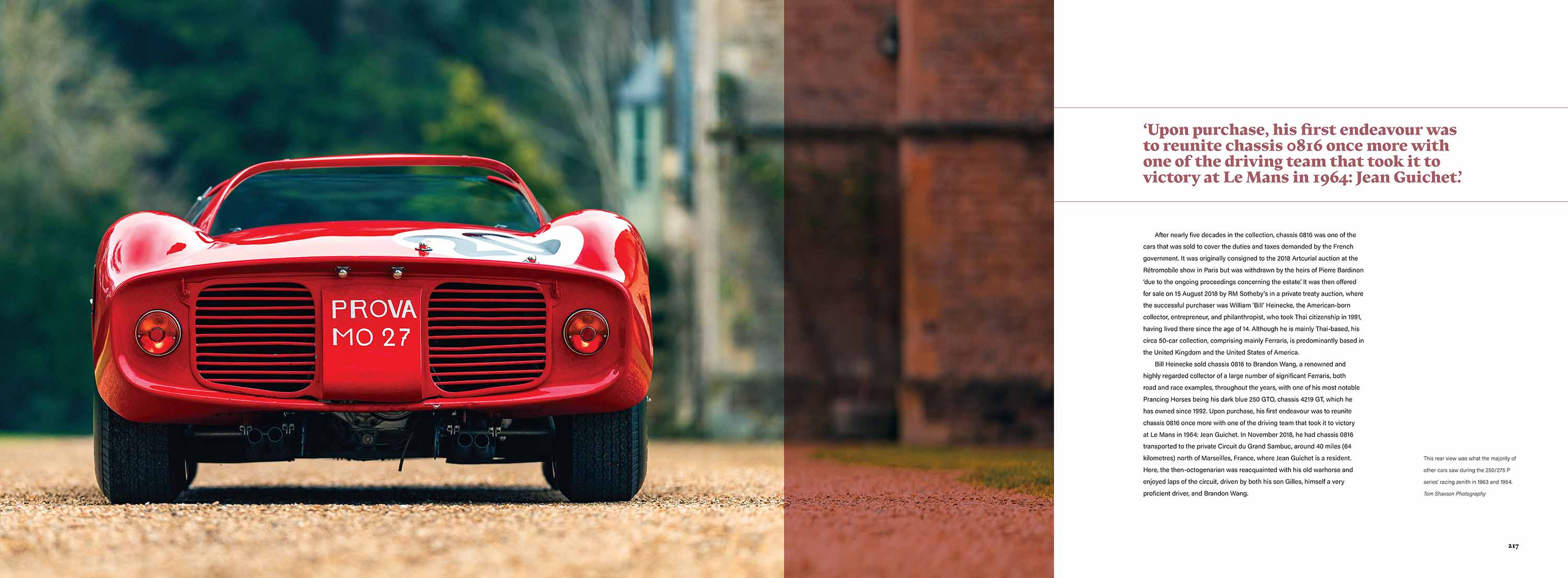 Ferrari 275 P 0816 rear photograph