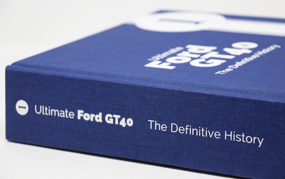 Binding detail Ultimate Ford GT40 book