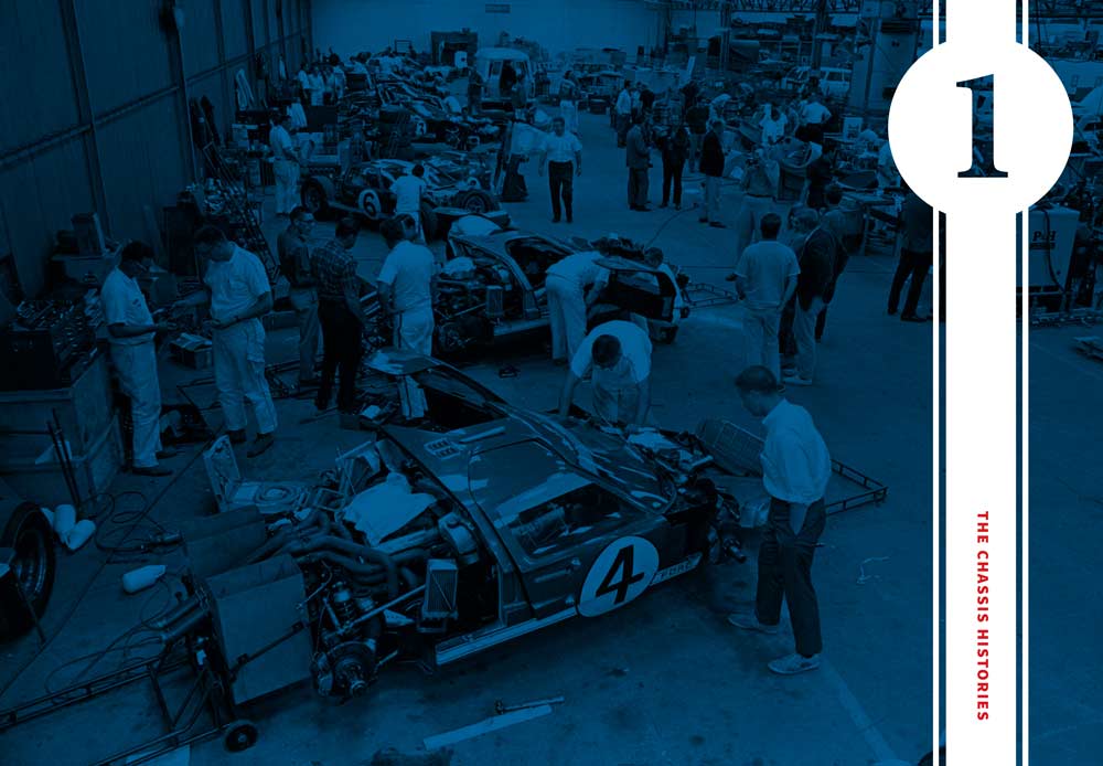 Ford GT40 Chassis Histories