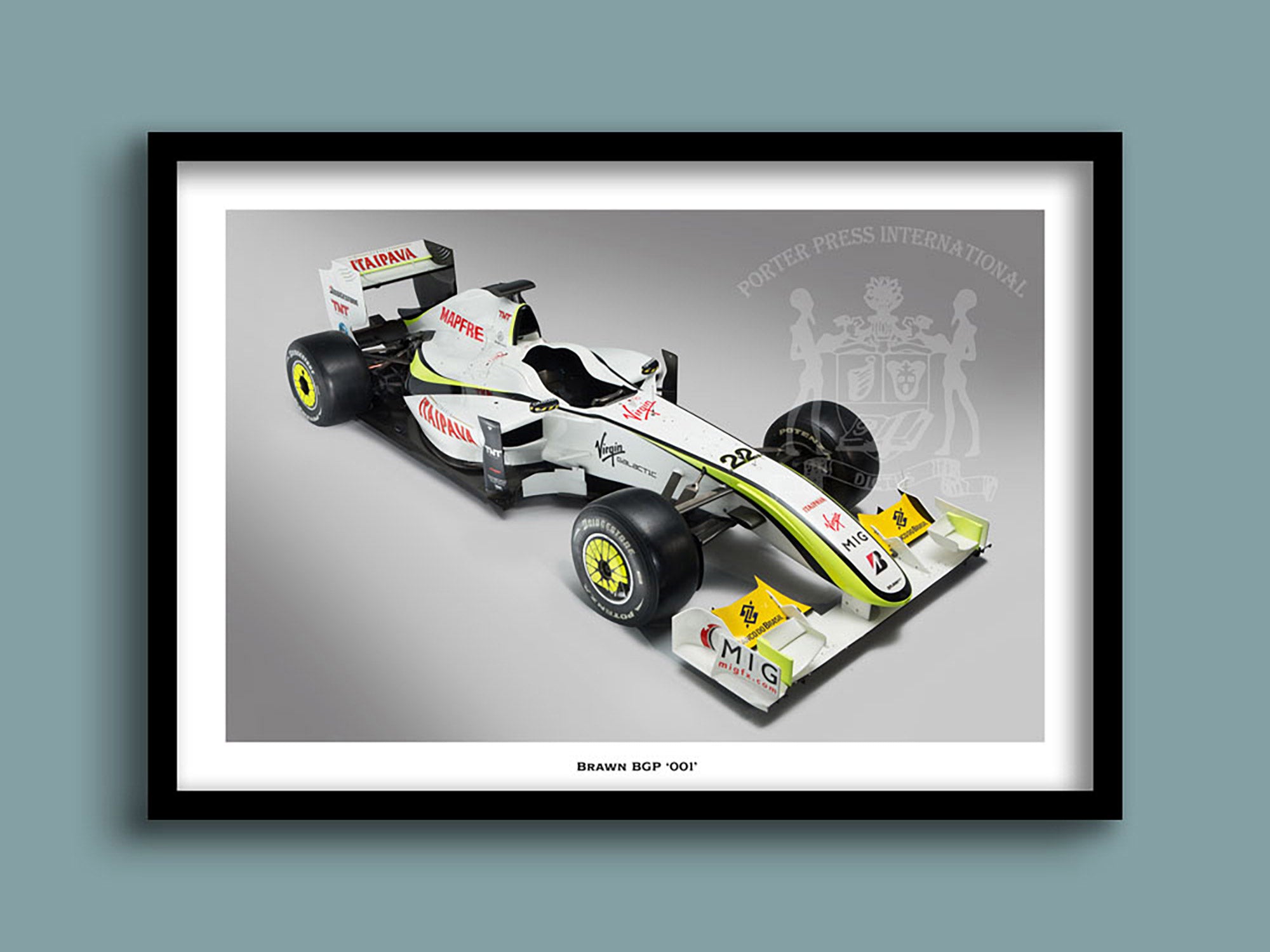 Formula 1 Brawn BGP 001 print