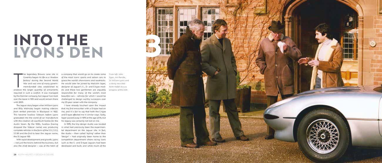 With Sir John Egan, Jim Randle and Sir William Lyons