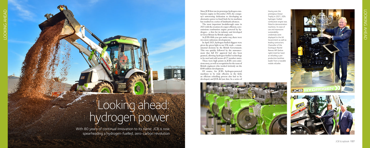 Hydrogen power JCB