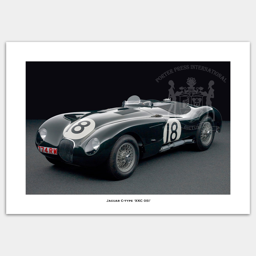Jaguar C-type XKC 051 studio photo