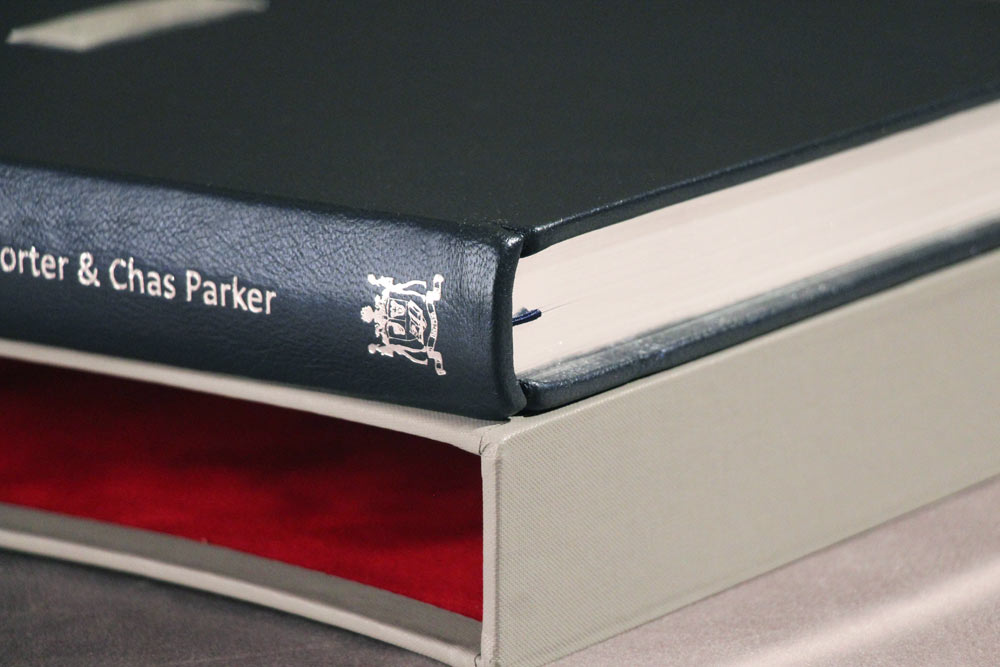 Jaguar D-type leatherbound book