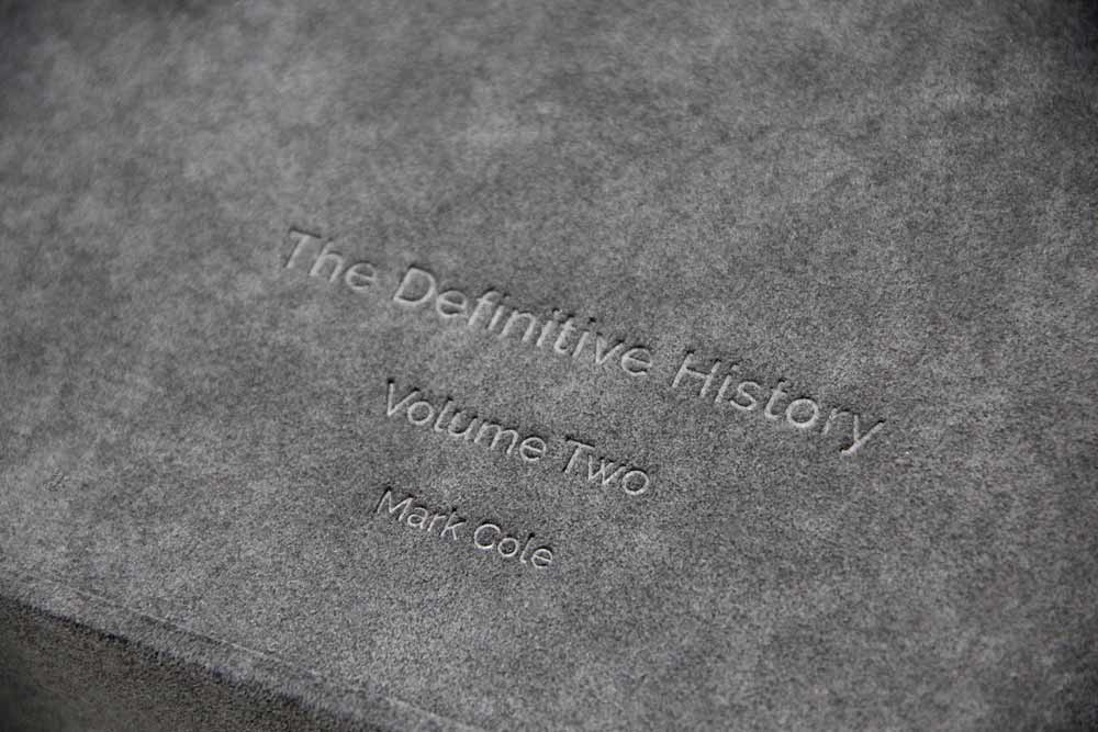 McLaren F1 GTR Owner's Edition binding detail