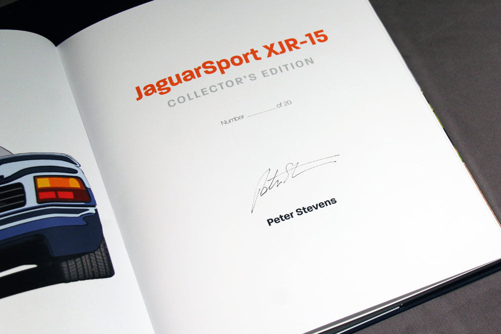 Peter Stevens signature XJR-15 book