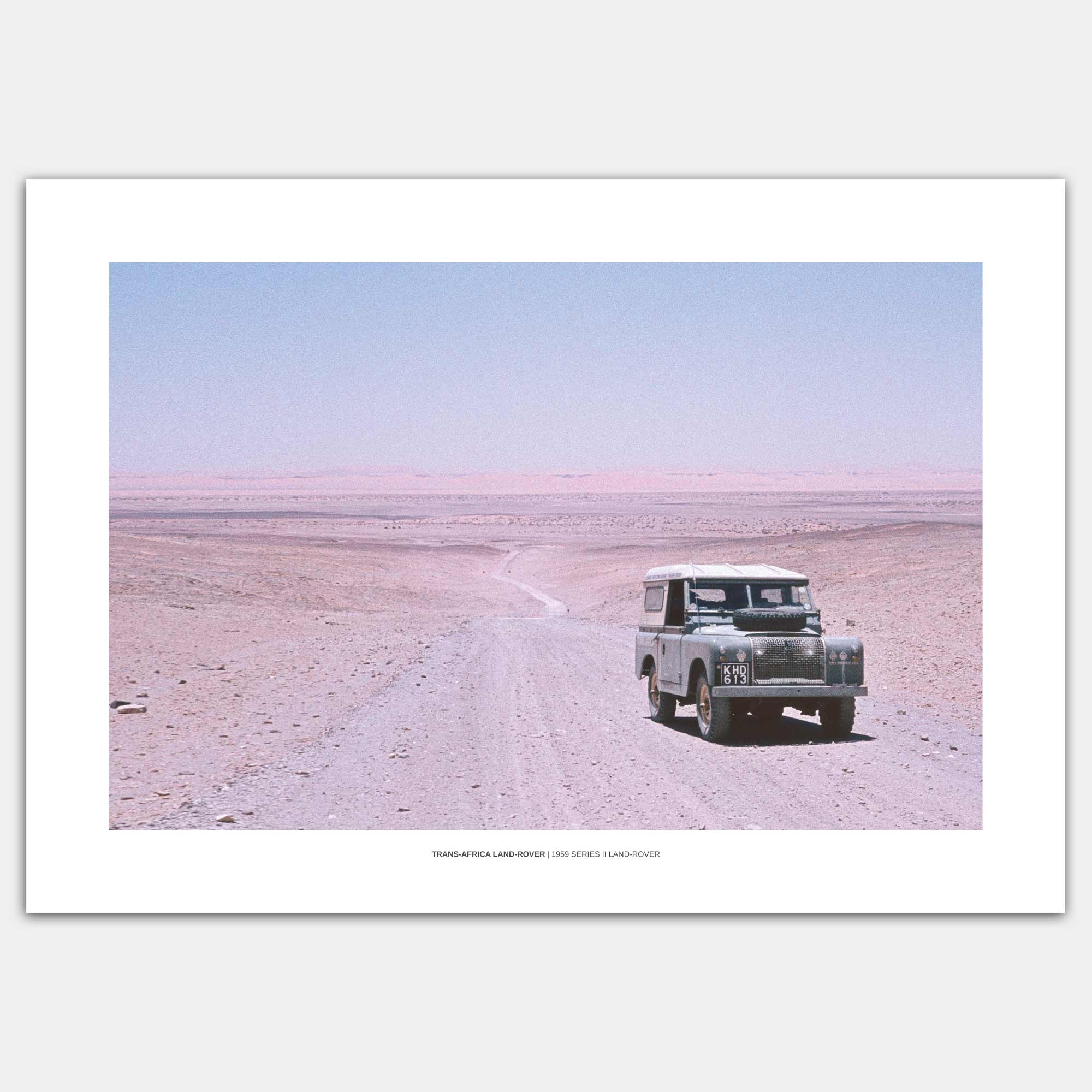 Philip Kohler's Land Rover African adventure print