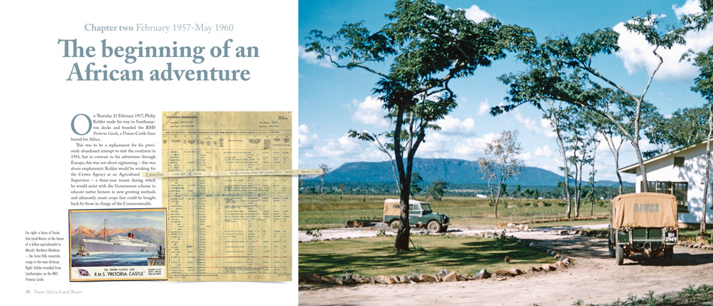 Series one Land-Rover African adventure