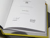 Signature page in Limited Edition Audi R8 book