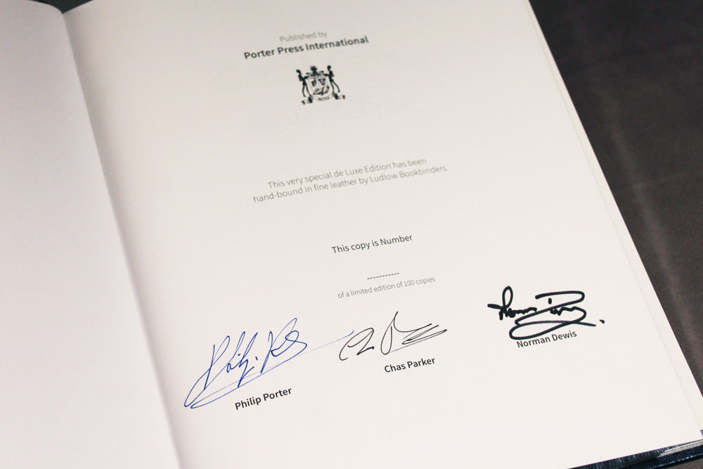 Signed Jaguar D-type book