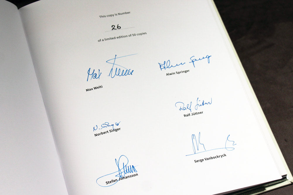 Signed TWR Porsche WSC95 book