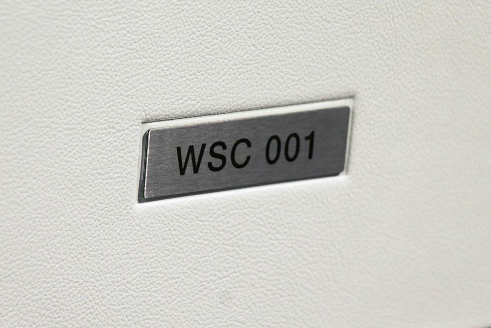 Chassis plate on TWR Porsche book