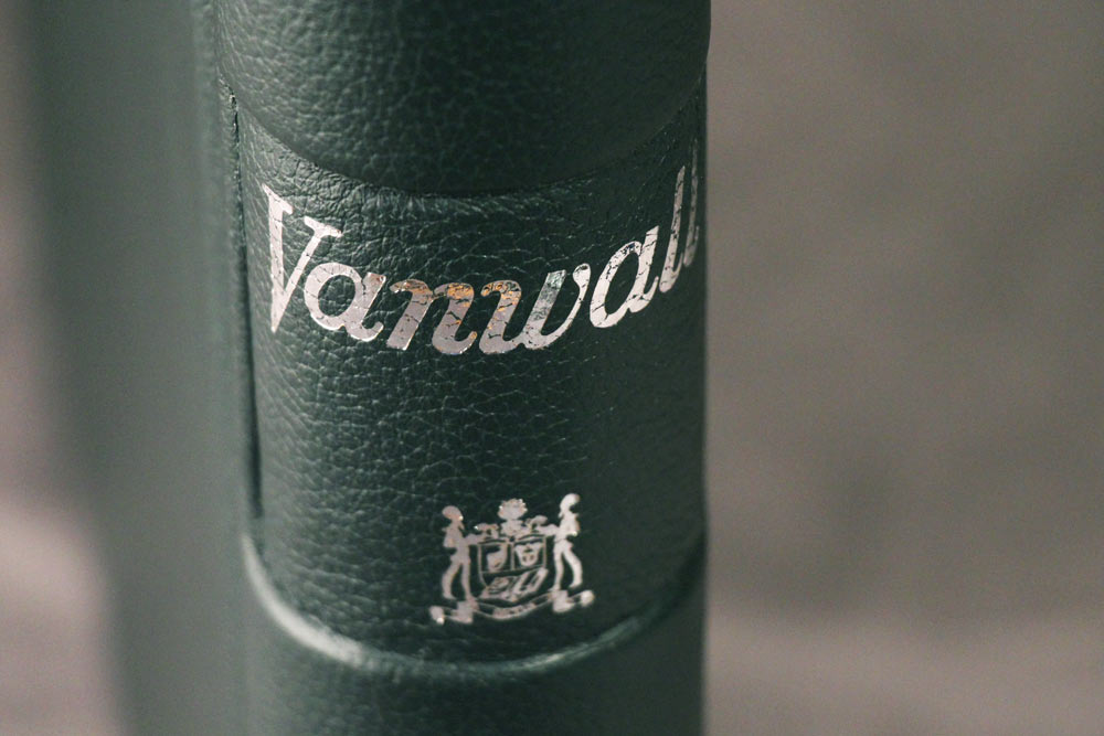 Vanwall Collector's book binding detail
