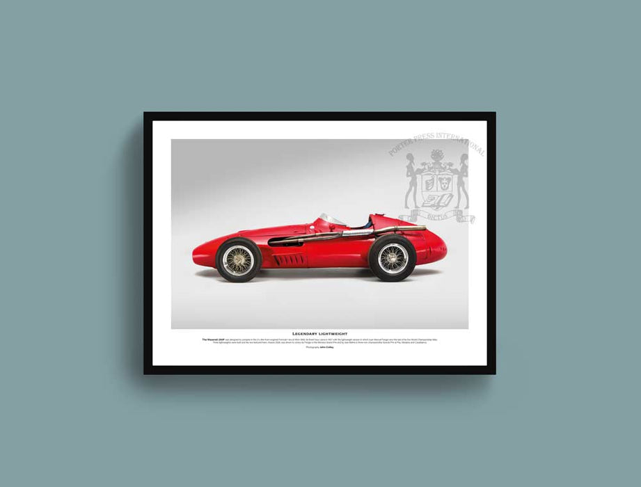 Legendary Maserati 250F race car