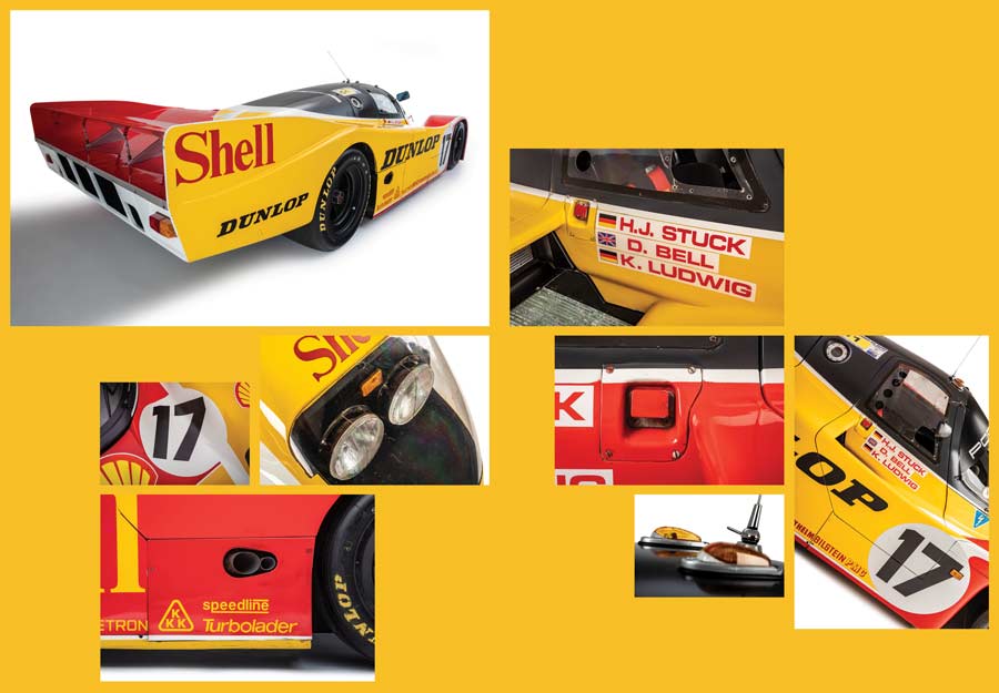 Shell/Dunlop Porsche 962 studio photos