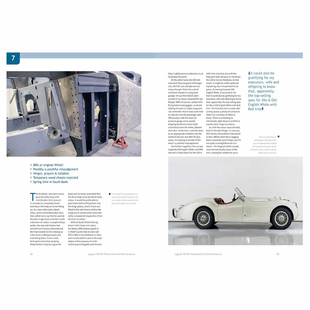 Restoration of a Jaguar XK 120