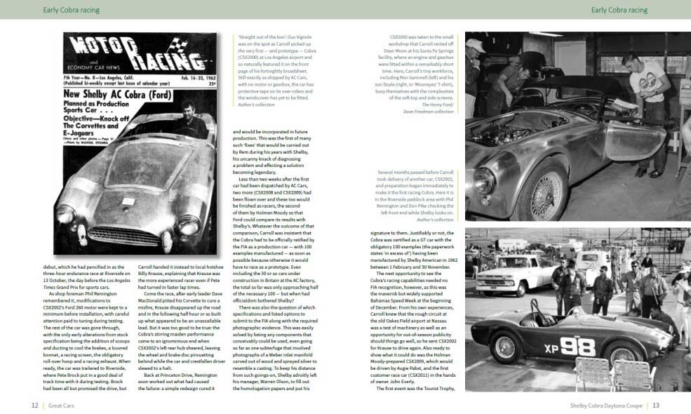 Early Cobra racing 