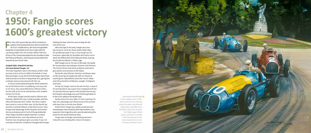 Fangio racing in Maserati