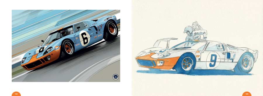 Ford GT40 MKI painting