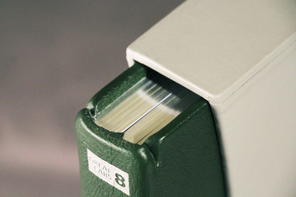 Stunning car book with gilt edges