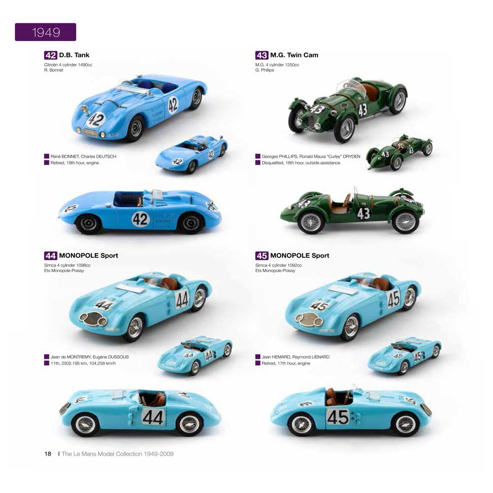 Model Car Books Le Mans 1949 - Le Mans 2009 deluxe edition