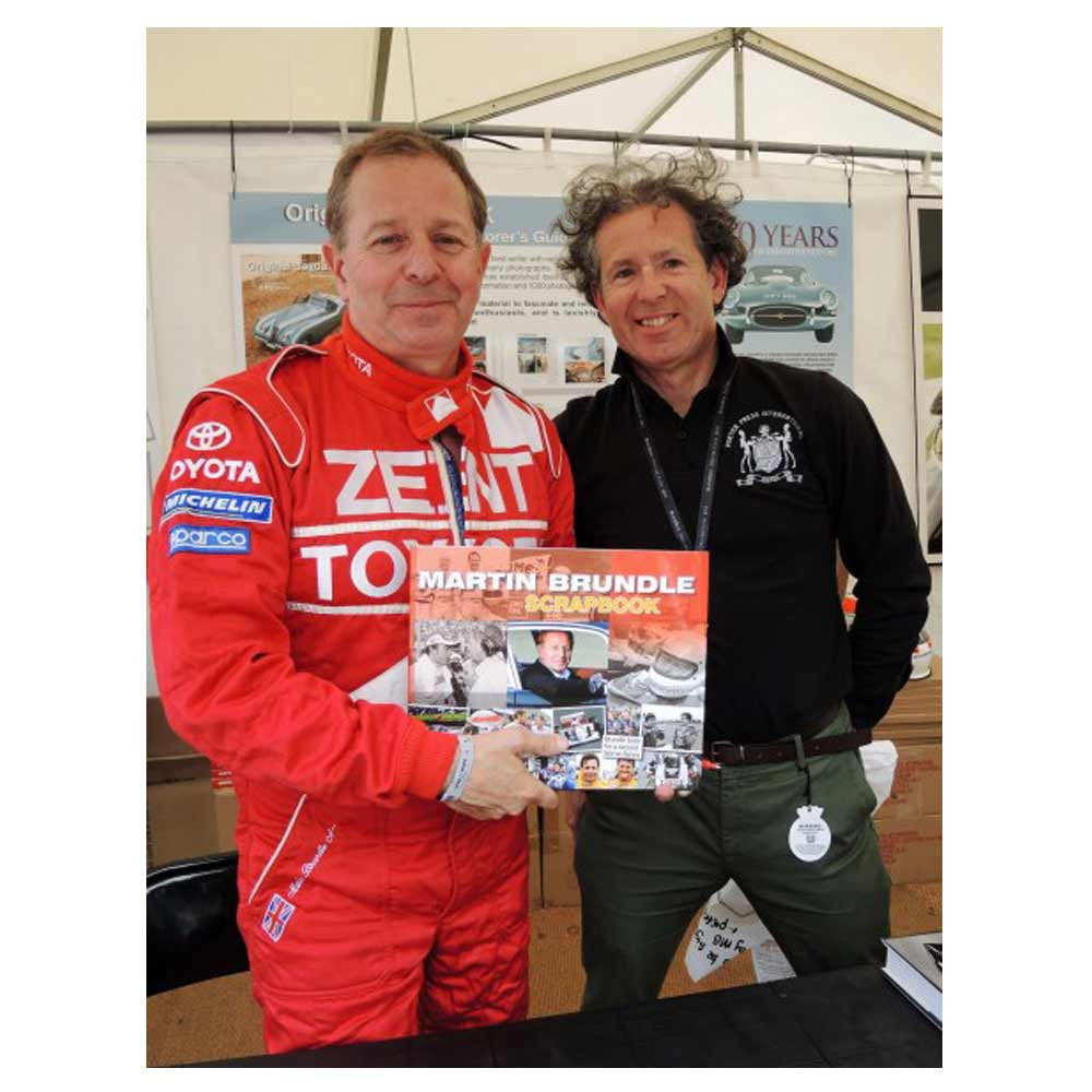 Martin Brundle at Goodwood with Philip Porter