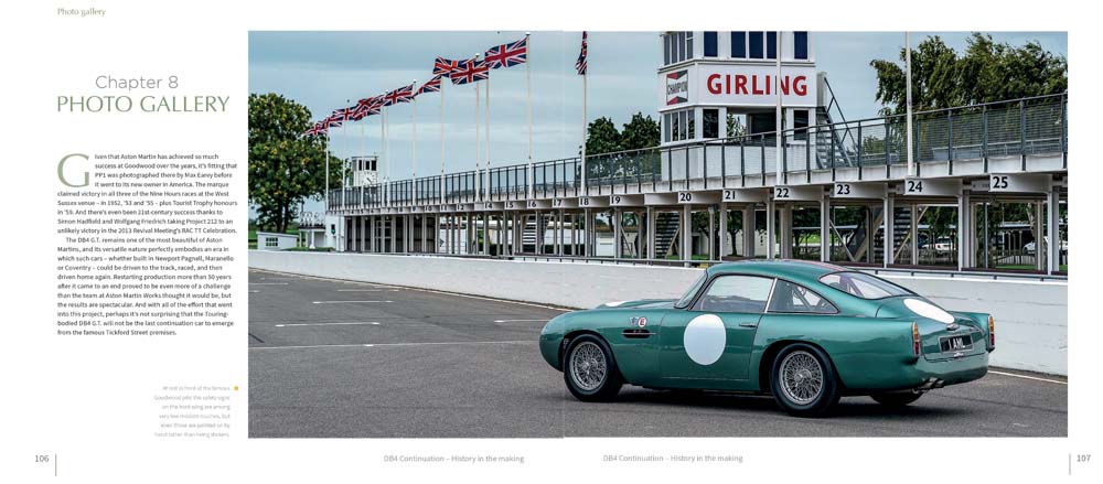 DB4 GT at famous Goodwood pits