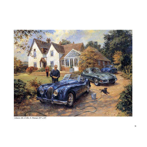 Automotive paintings by Alan Fearnley - illustrated book
