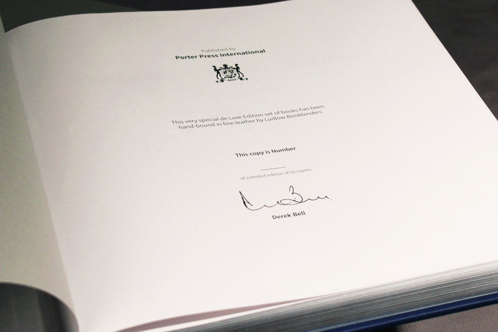 Signed Le Mans model car books